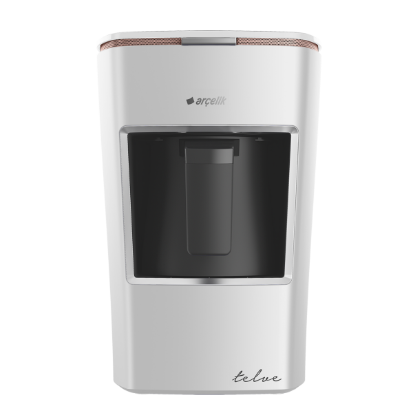 Arçelik K 3300 Beyaz Mini Telve Türk Kahve Makinesi